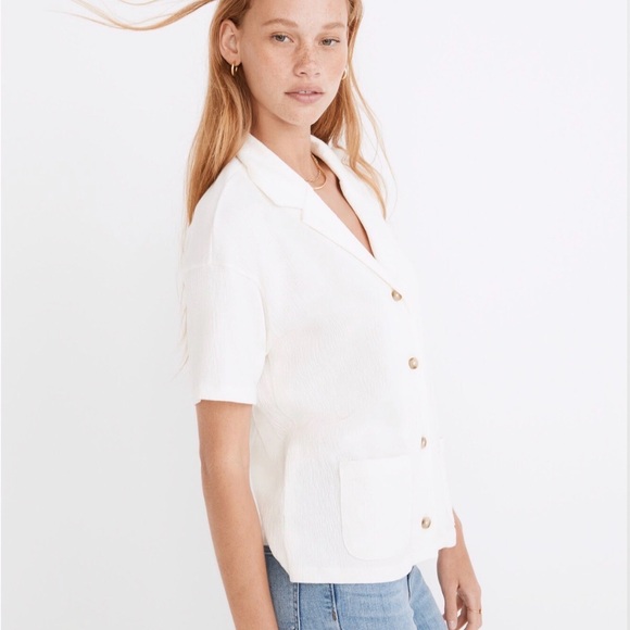 MADEWELL Knit Lightspun Camp Shirt size Large - Picture 2 of 10